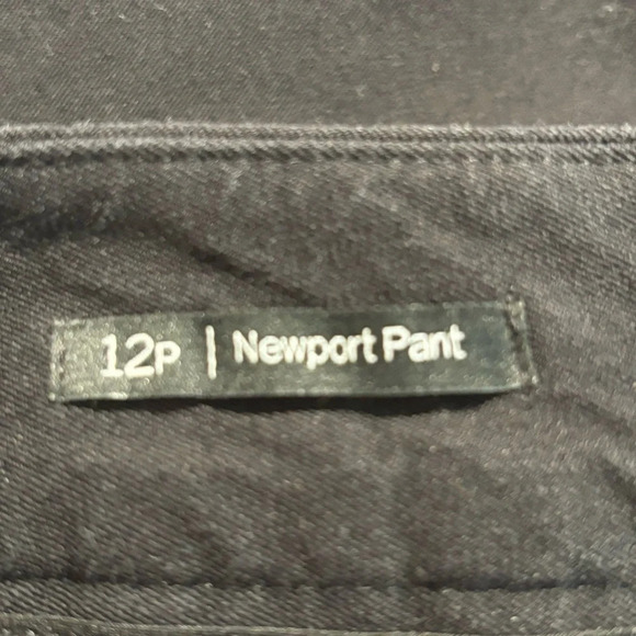 TALBOTS Sz 12P Newport Straight Leg Pockets Zipper Closure Jersey Knit Trousers - Picture 7 of 10